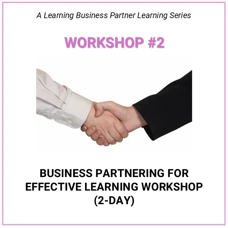 Business Partnering For Effective Learning Workshop